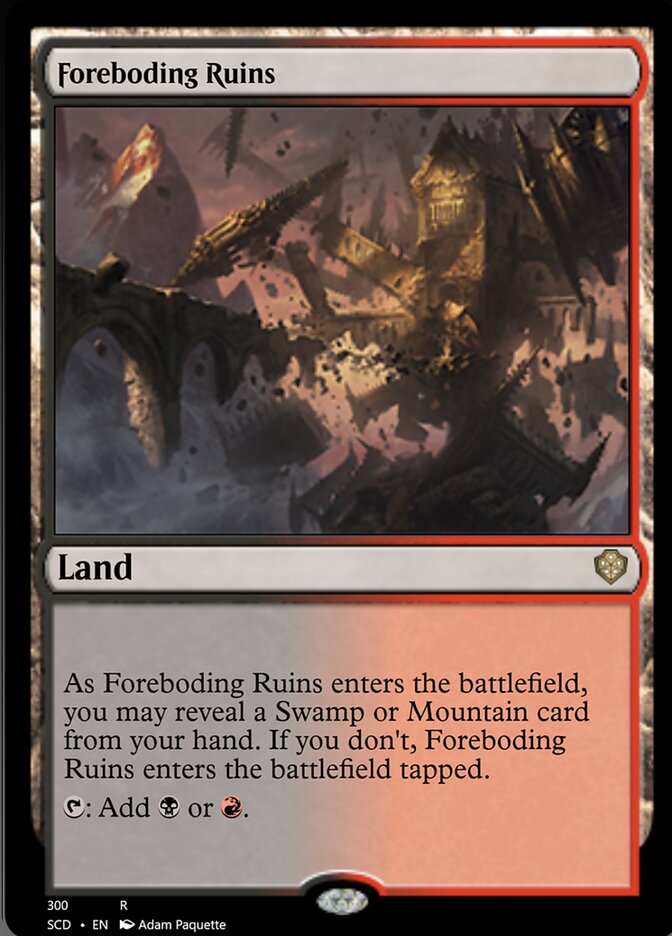 Foreboding Ruins [Starter Commander Decks] | Yard's Games Ltd