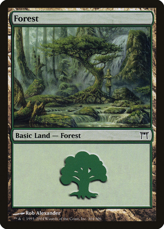 Forest (304) [Champions of Kamigawa] | Yard's Games Ltd