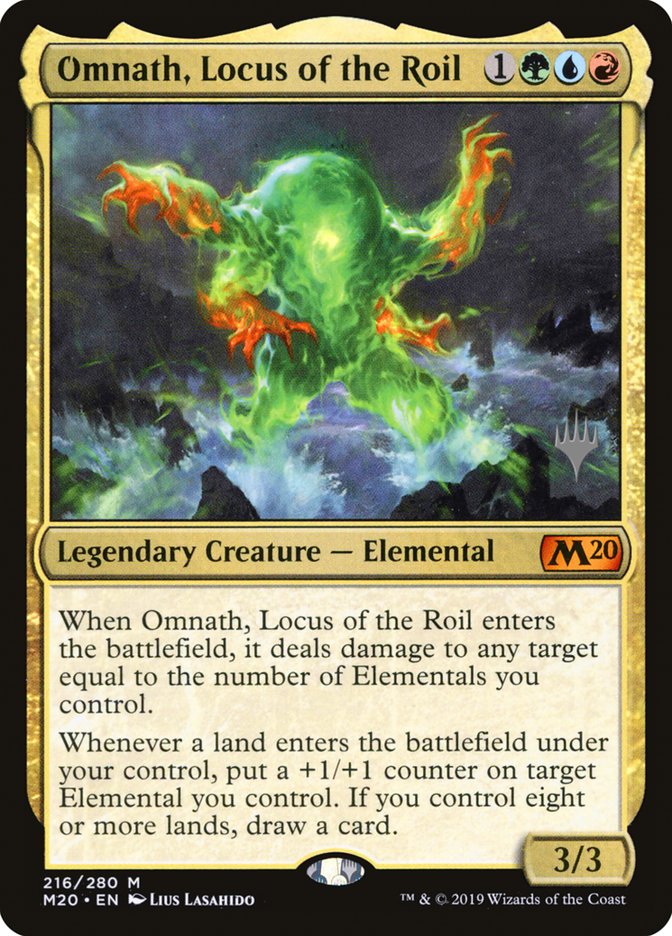 Omnath, Locus of the Roil (Promo Pack) [Core Set 2020 Promos] | Yard's Games Ltd