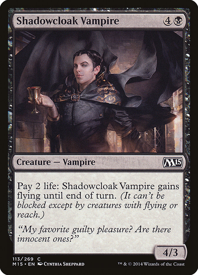 Shadowcloak Vampire [Magic 2015] | Yard's Games Ltd