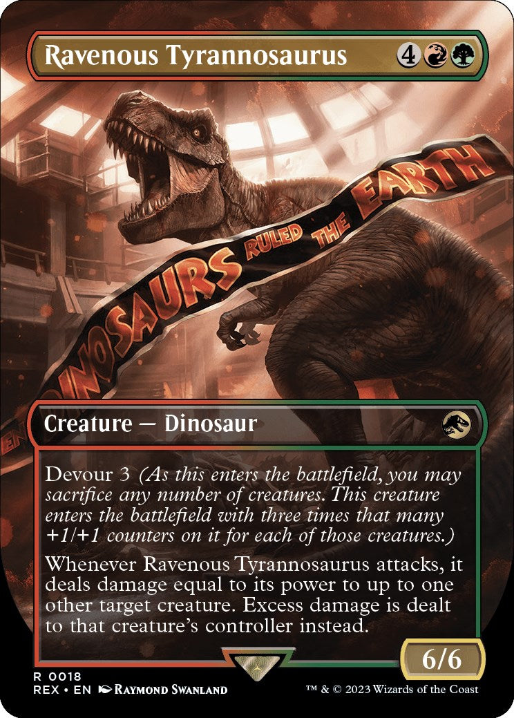 Ravenous Tyrannosaurus (Borderless) [Jurassic World Collection] | Yard's Games Ltd