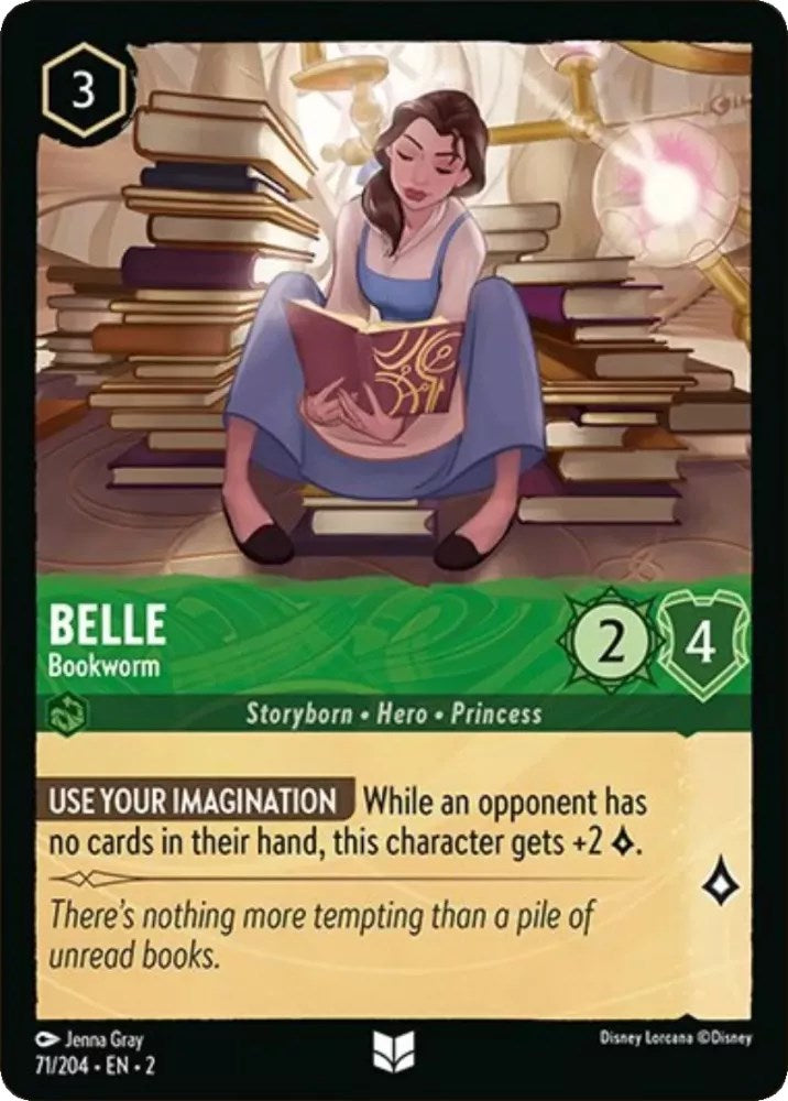 Belle - Bookworm (71/204) [Rise of the Floodborn] | Yard's Games Ltd