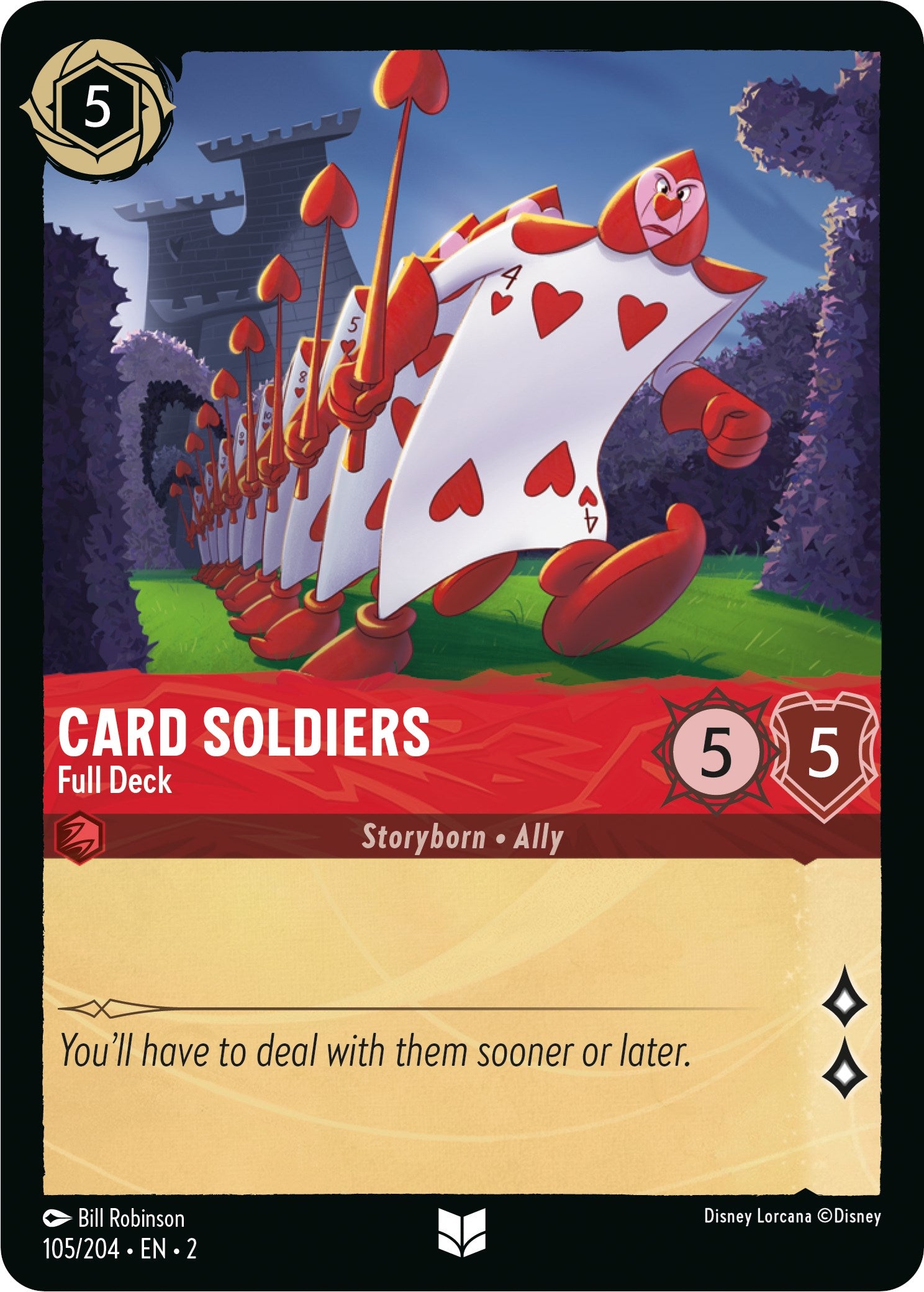 Card Soldiers - Full Deck (105/204) [Rise of the Floodborn] | Yard's Games Ltd