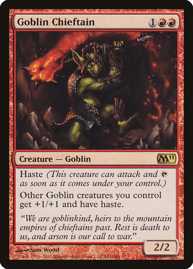 Goblin Chieftain [Magic 2011] | Yard's Games Ltd