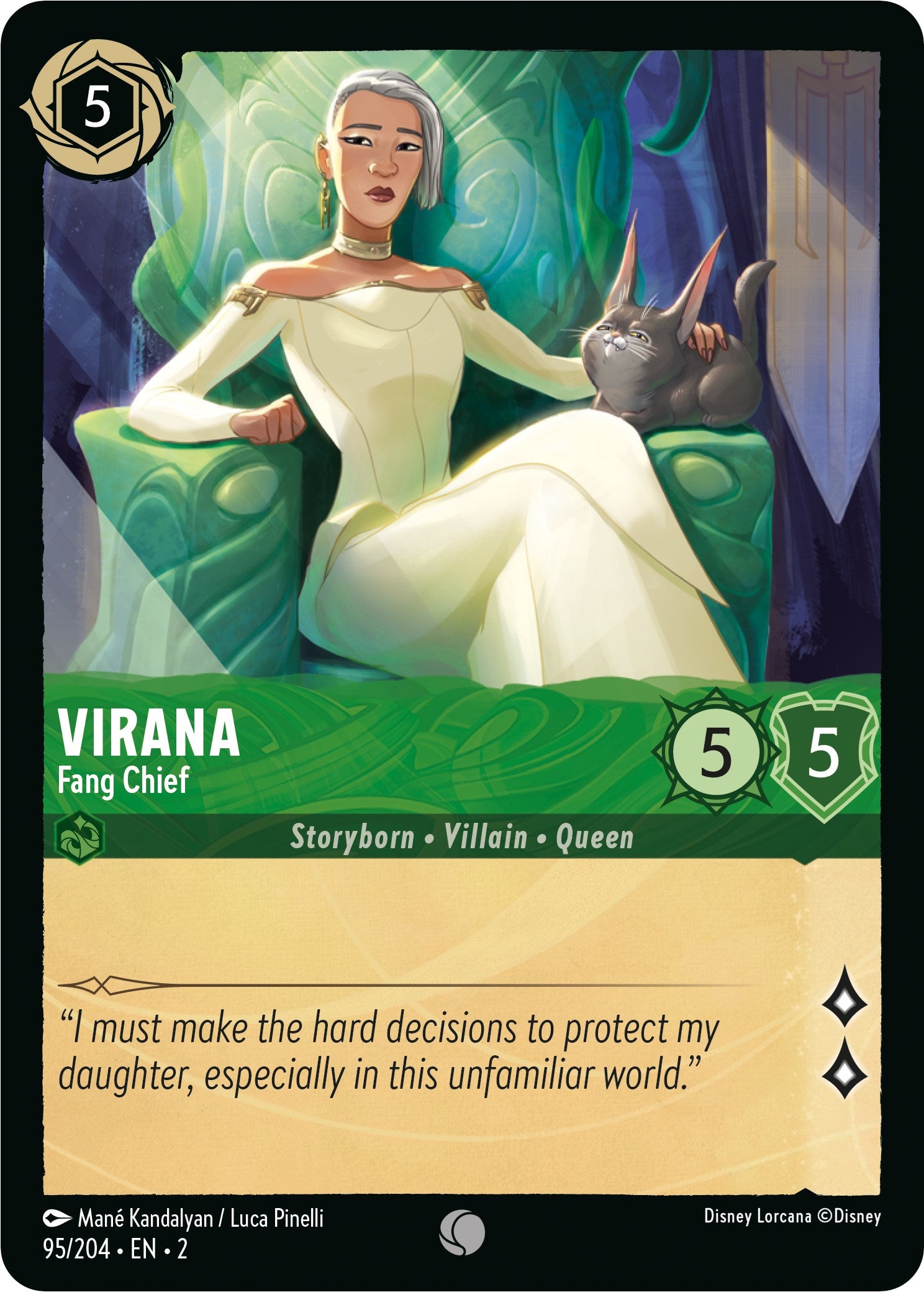 Virana - Fang Chief (95/204) [Rise of the Floodborn] | Yard's Games Ltd