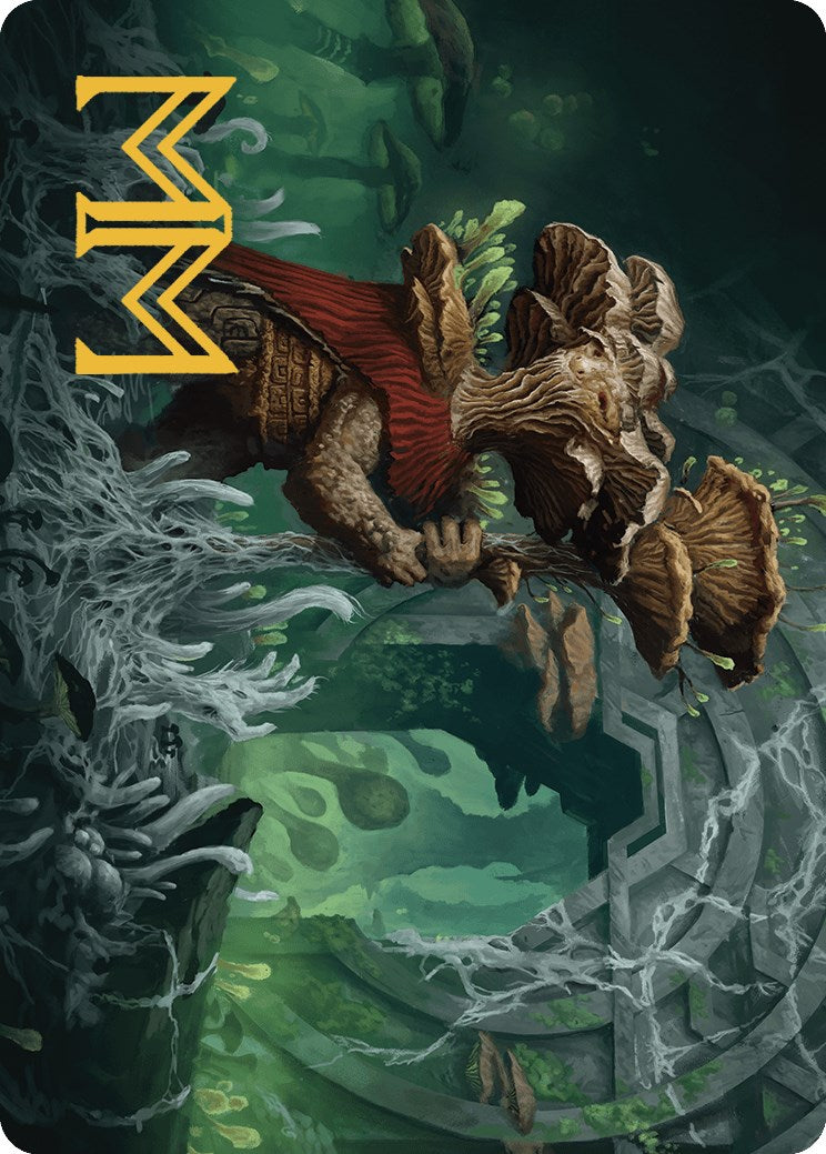 Tendril of the Mycotyrant Art Card (Gold-Stamped Signature) [The Lost Caverns of Ixalan Art Series] | Yard's Games Ltd