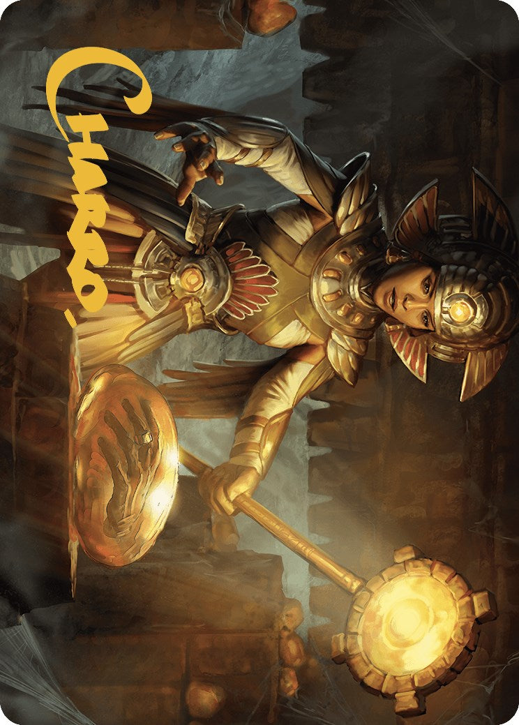 Curator of Sun's Creation Art Card (Gold-Stamped Signature) [The Lost Caverns of Ixalan Art Series] | Yard's Games Ltd