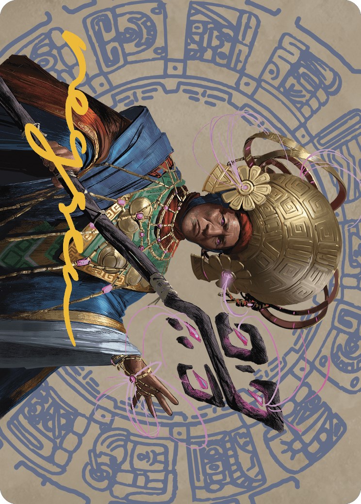 Akal Pakal, First Among Equals Art Card (46/81) (Gold-Stamped Signature) [The Lost Caverns of Ixalan Art Series] | Yard's Games Ltd