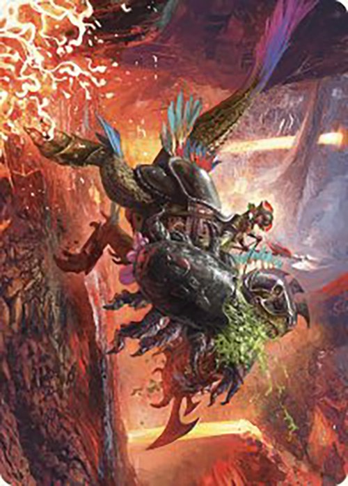 Triumphant Chomp Art Card [The Lost Caverns of Ixalan Art Series] | Yard's Games Ltd