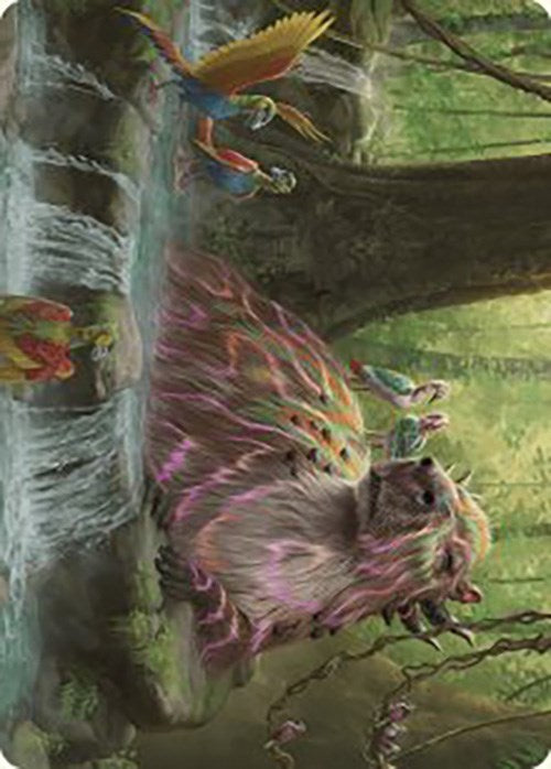 Basking Capybara Art Card [The Lost Caverns of Ixalan Art Series] | Yard's Games Ltd