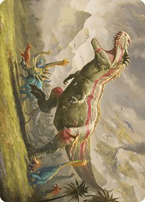 Ghalta, Stampede Tyrant Art Card [The Lost Caverns of Ixalan Art Series] | Yard's Games Ltd