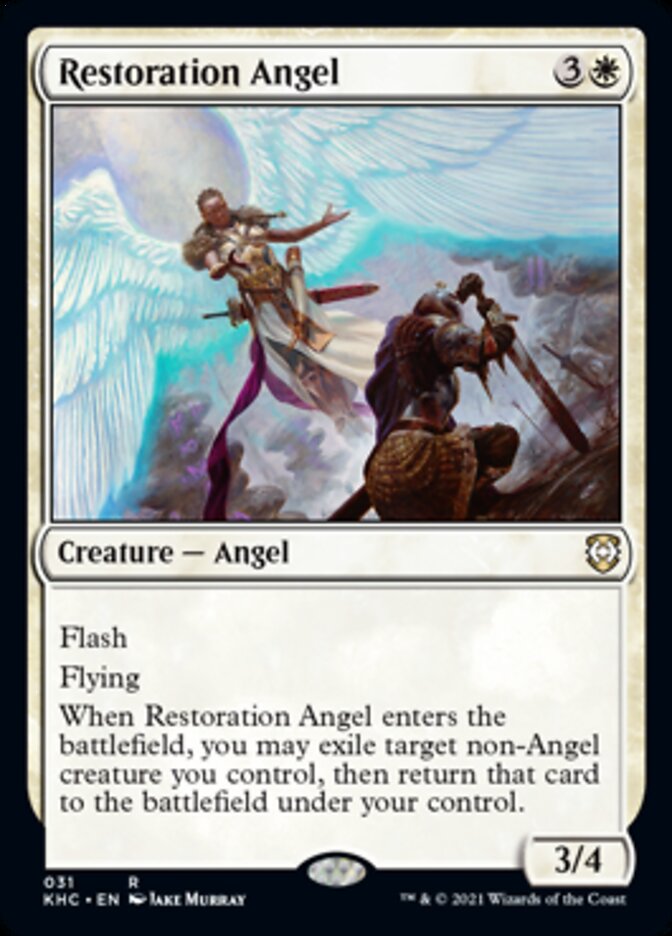 Restoration Angel [Kaldheim Commander] | Yard's Games Ltd