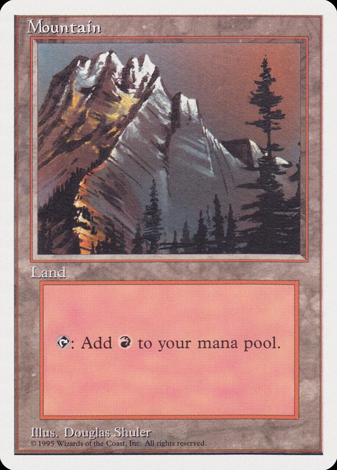 Mountain (Red Sky in the Top Right) [Rivals Quick Start Set] | Yard's Games Ltd