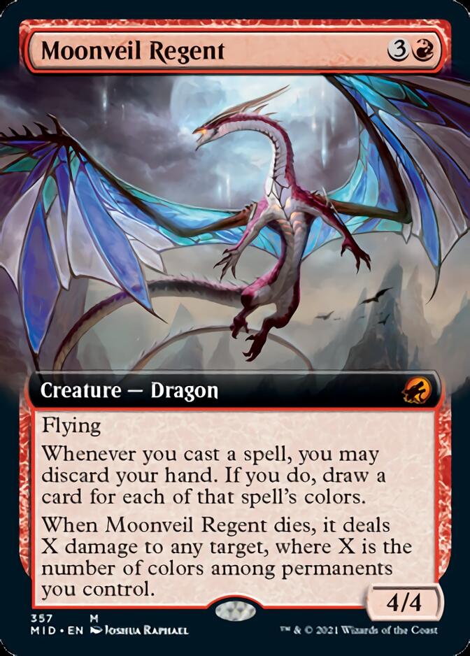 Moonveil Regent (Extended Art) [Innistrad: Midnight Hunt] | Yard's Games Ltd