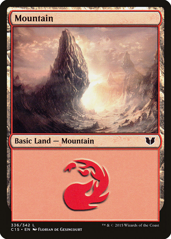 Mountain (336) [Commander 2015] | Yard's Games Ltd