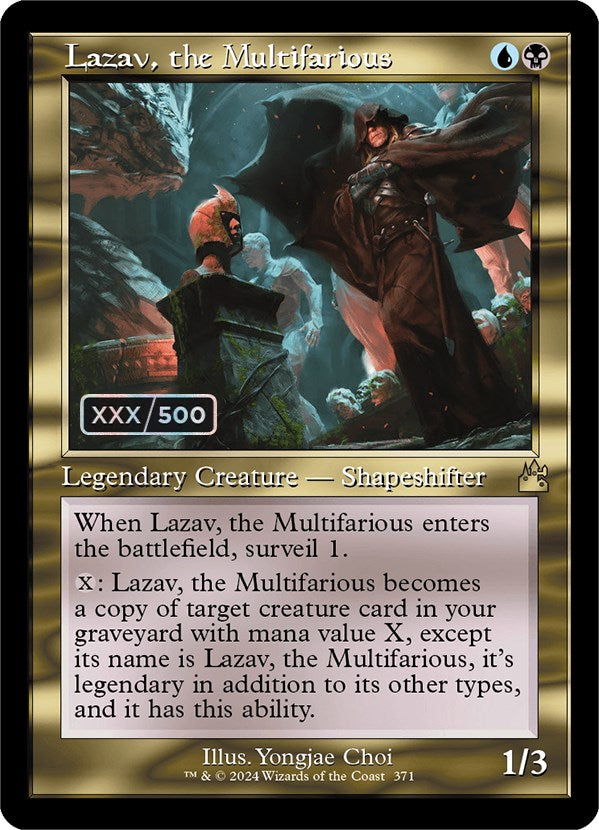 Lazav, the Multifarious (Retro) (Serialized) [Ravnica Remastered] | Yard's Games Ltd