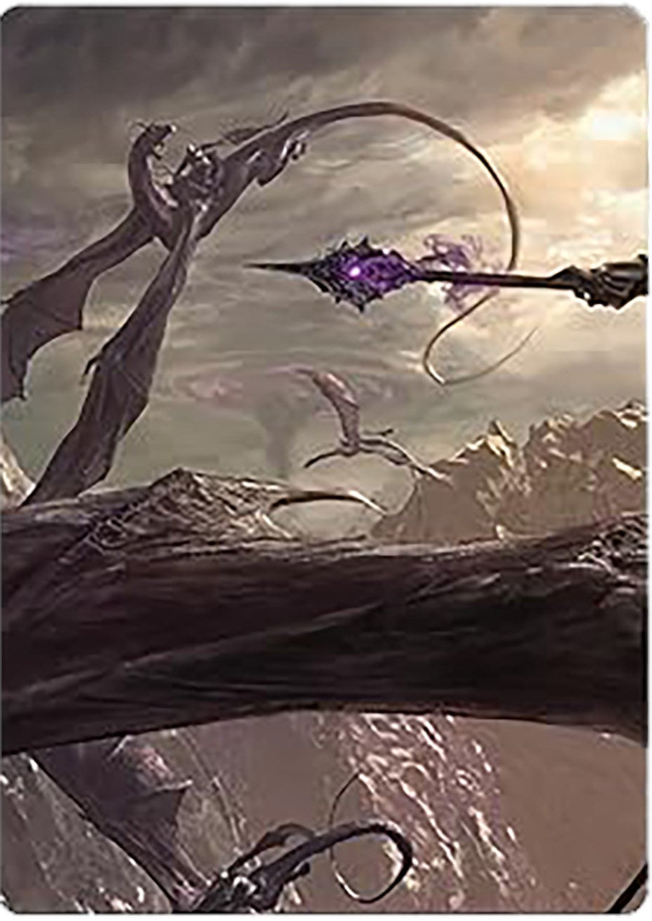 Nazgul Battle-Mace Art Card [The Lord of the Rings: Tales of Middle-earth Art Series] | Yard's Games Ltd