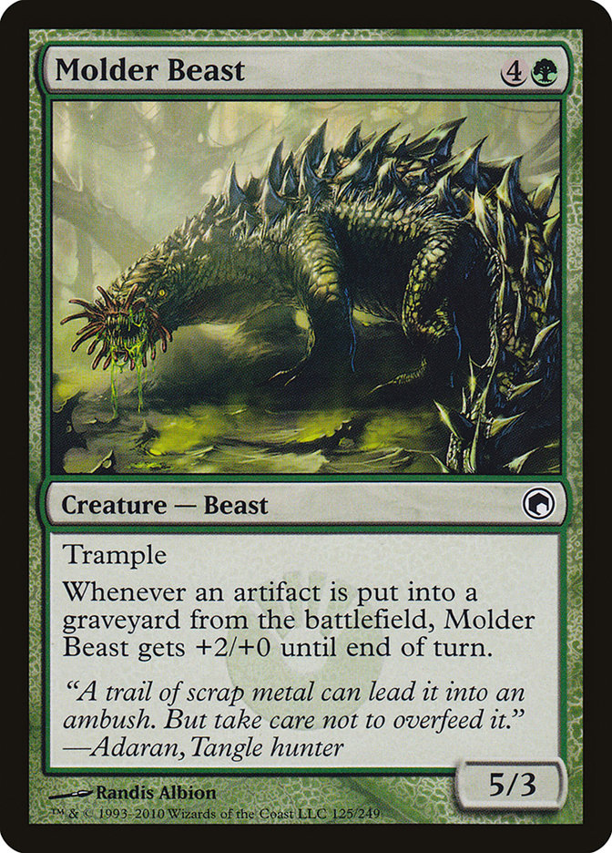 Molder Beast [Scars of Mirrodin] | Yard's Games Ltd