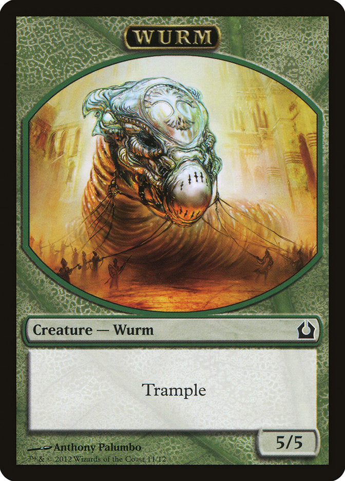 Wurm Token [Return to Ravnica Tokens] | Yard's Games Ltd