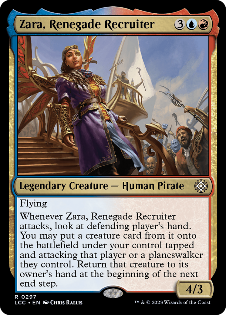 Zara, Renegade Recruiter [The Lost Caverns of Ixalan Commander] | Yard's Games Ltd