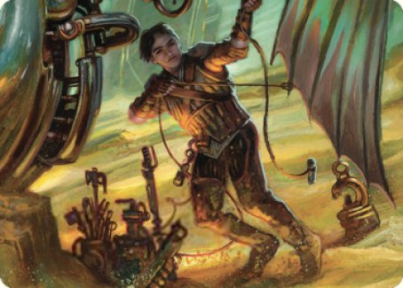 Mishra, Excavation Prodigy Art Card [The Brothers' War Art Series] | Yard's Games Ltd