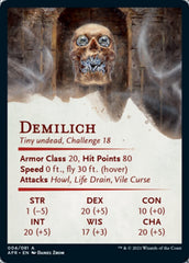 Demilich Art Card [Dungeons & Dragons: Adventures in the Forgotten Realms Art Series] | Yard's Games Ltd