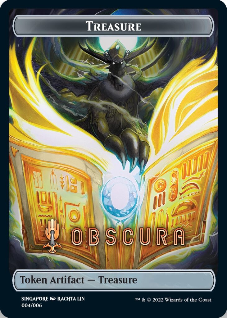 Treasure Token (Obscura) (Southeast Asia Artists) [Streets of New Capenna Tokens] | Yard's Games Ltd