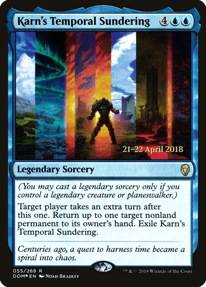 Karn's Temporal Sundering [Dominaria Prerelease Promos] | Yard's Games Ltd