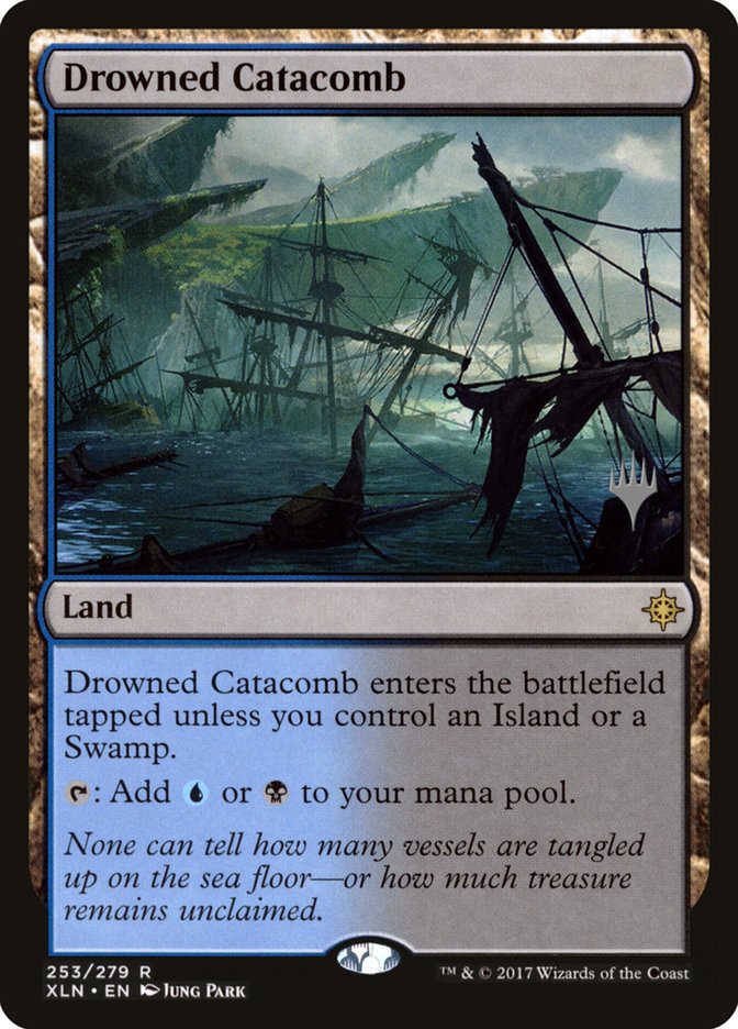 Drowned Catacomb (Promo Pack) [Ixalan Promos] | Yard's Games Ltd