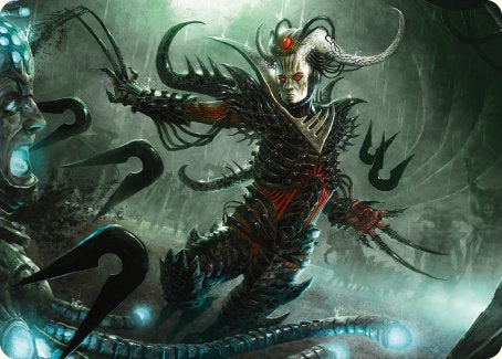 Vraan, Executioner Thane Art Card [Phyrexia: All Will Be One Art Series] | Yard's Games Ltd