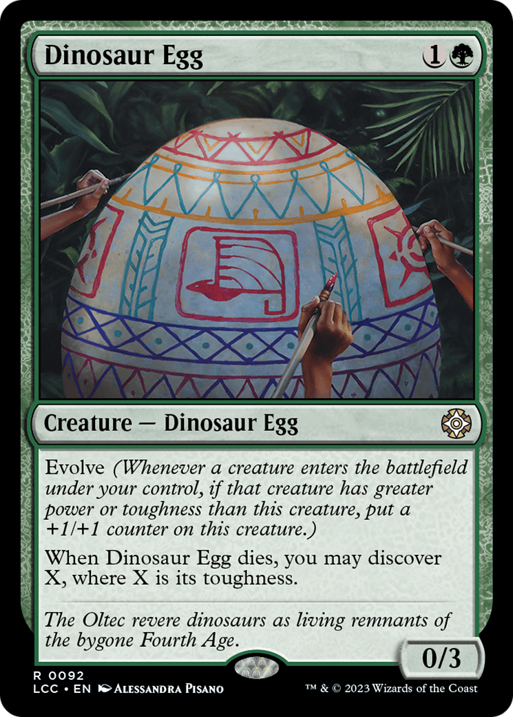 Dinosaur Egg [The Lost Caverns of Ixalan Commander] | Yard's Games Ltd