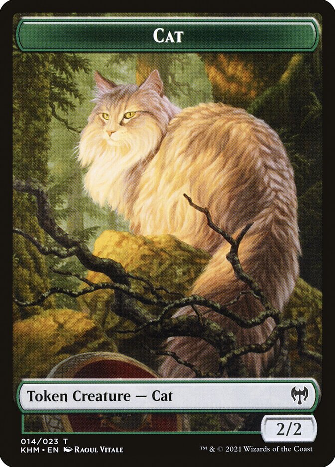 Treasure // Cat Double-Sided Token [Kaldheim Tokens] | Yard's Games Ltd