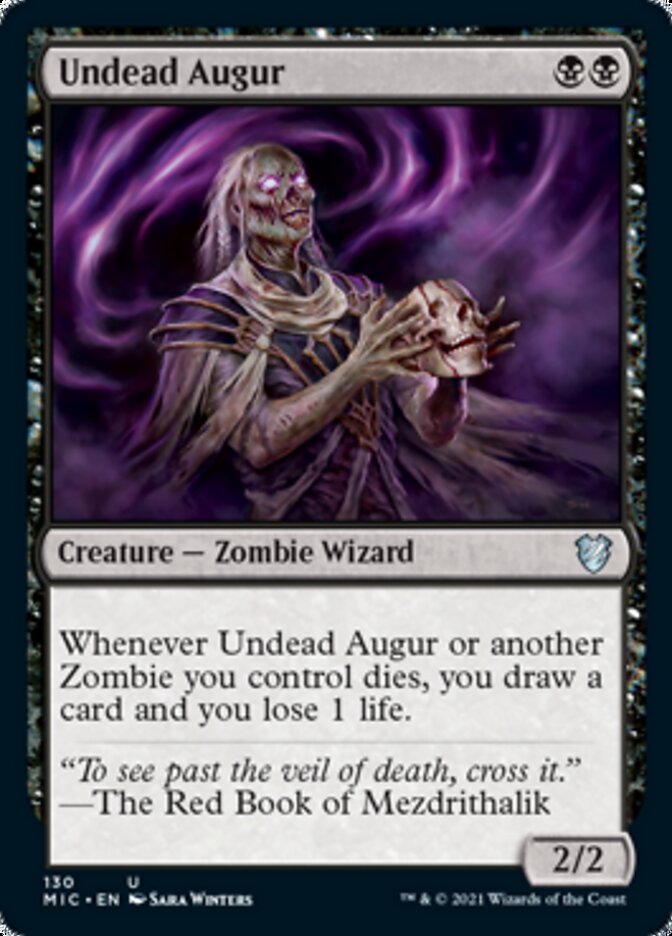 Undead Augur [Innistrad: Midnight Hunt Commander] | Yard's Games Ltd