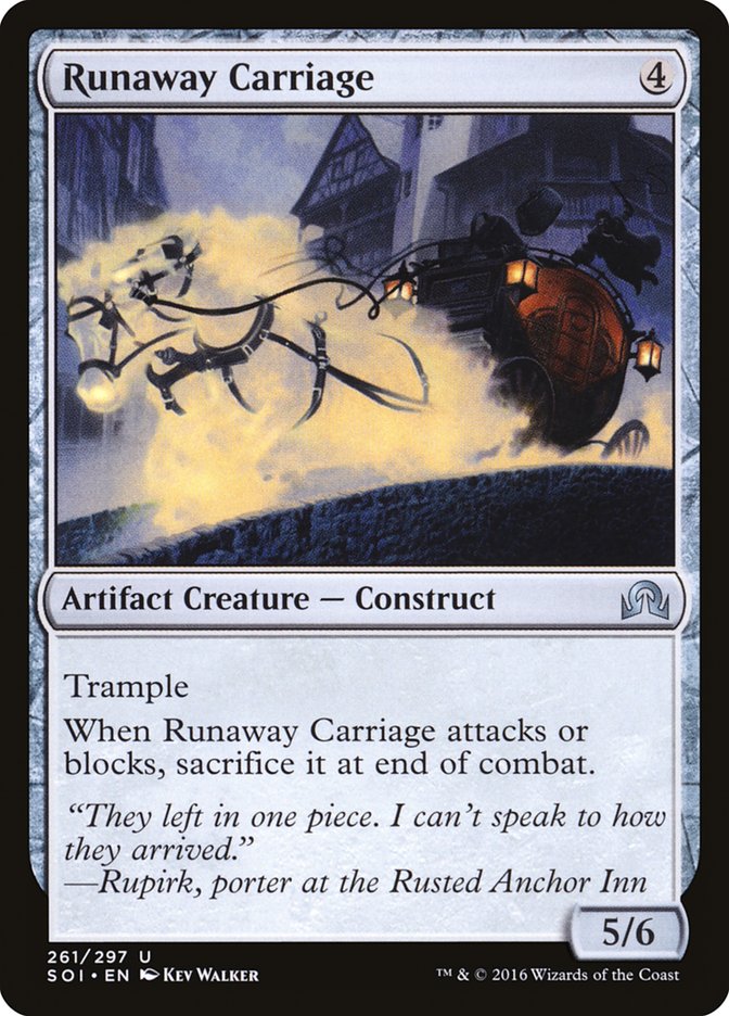 Runaway Carriage [Shadows over Innistrad] | Yard's Games Ltd