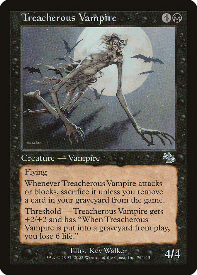 Treacherous Vampire [Judgment] | Yard's Games Ltd