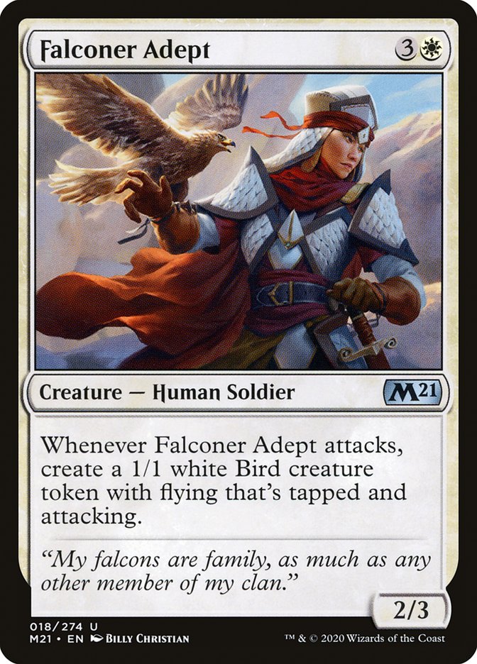 Falconer Adept [Core Set 2021] | Yard's Games Ltd