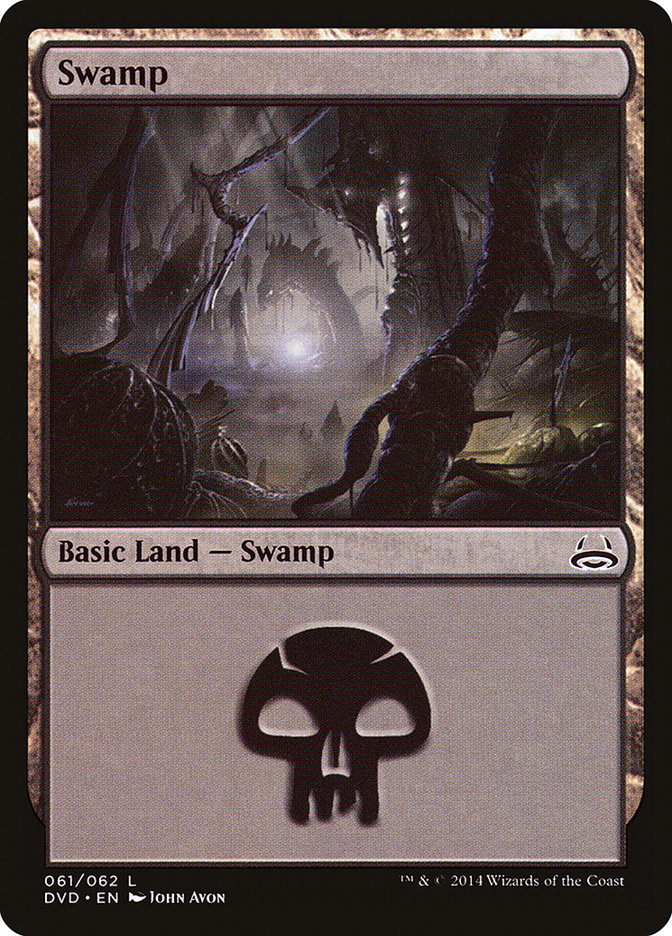 Swamp (61) (Divine vs. Demonic) [Duel Decks Anthology] | Yard's Games Ltd