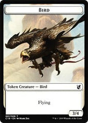 Bird (001) // Sculpture Double-Sided Token [Commander 2019 Tokens] | Yard's Games Ltd