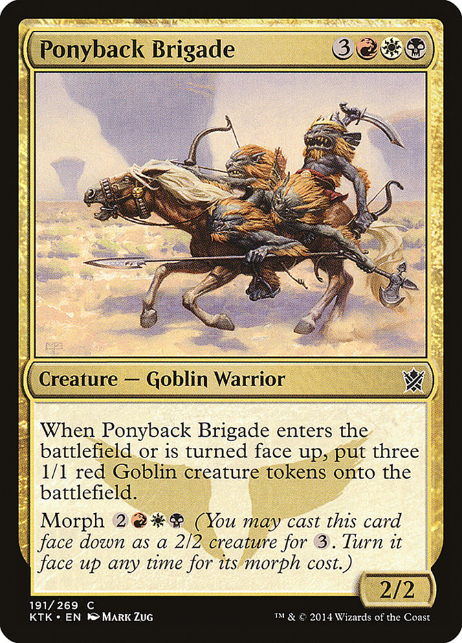 Ponyback Brigade [Khans of Tarkir] | Yard's Games Ltd