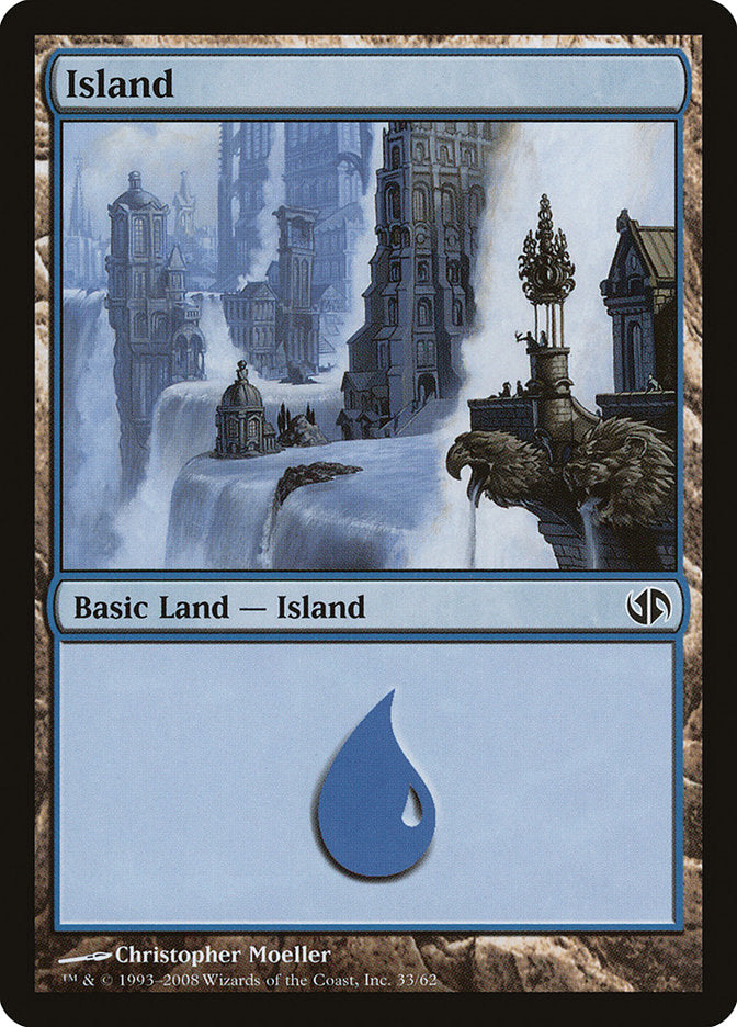 Island (33) [Duel Decks: Jace vs. Chandra] | Yard's Games Ltd