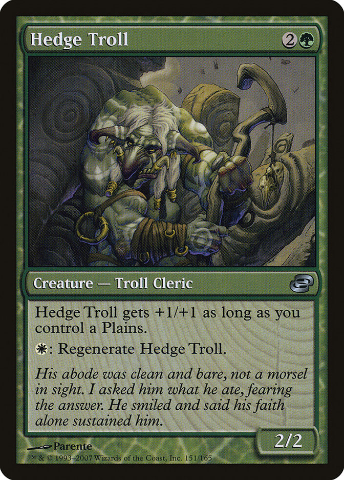 Hedge Troll [Planar Chaos] | Yard's Games Ltd