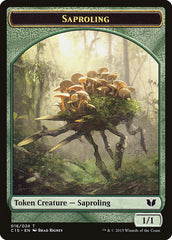 Snake (017) // Saproling Double-Sided Token [Commander 2015 Tokens] | Yard's Games Ltd