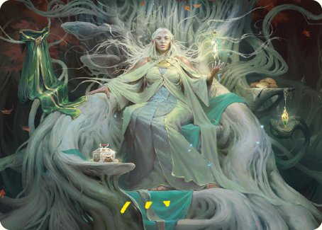 Galadriel, Gift-Giver Art Card [The Lord of the Rings: Tales of Middle-earth Art Series] | Yard's Games Ltd