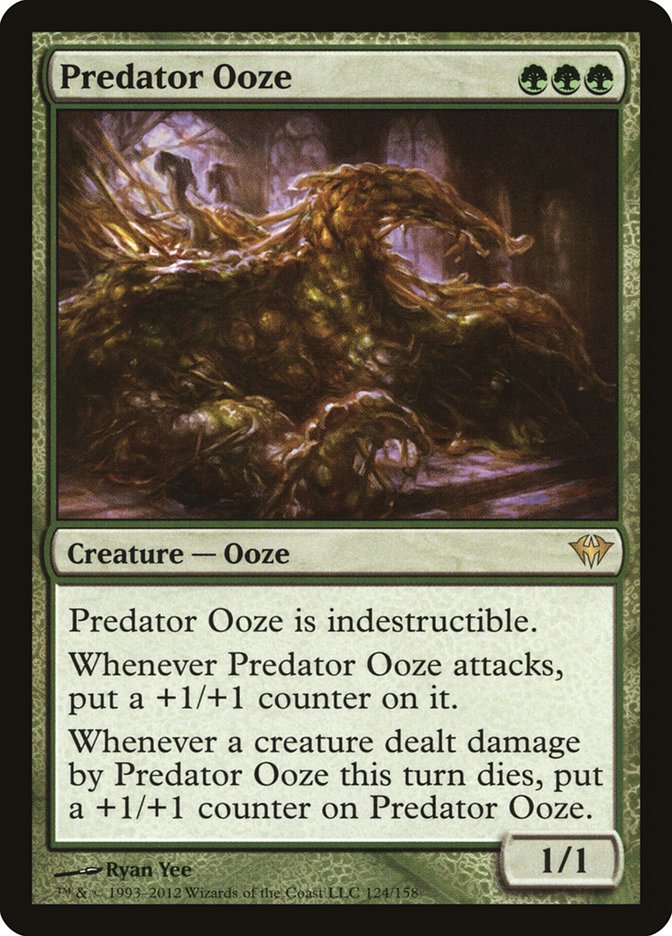 Predator Ooze [Dark Ascension] | Yard's Games Ltd