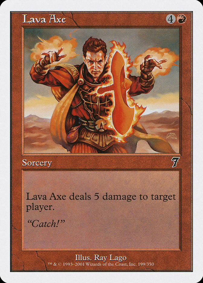 Lava Axe [Seventh Edition] | Yard's Games Ltd