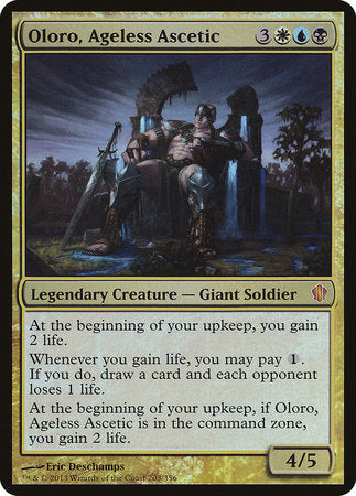 Oloro, Ageless Ascetic (Commander 2013) [Commander 2013 Oversized] | Yard's Games Ltd