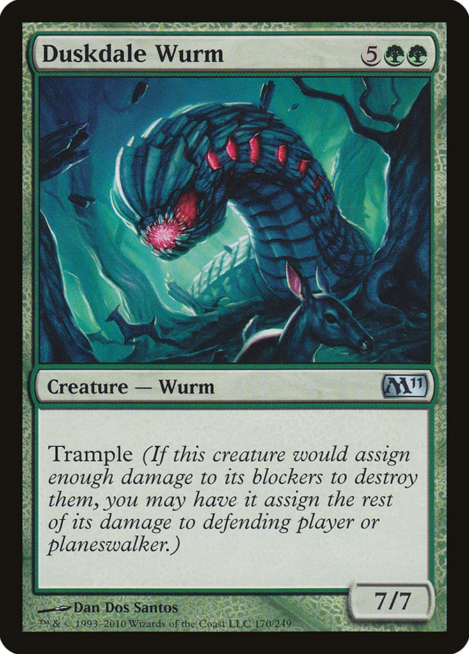 Duskdale Wurm [Magic 2011] | Yard's Games Ltd