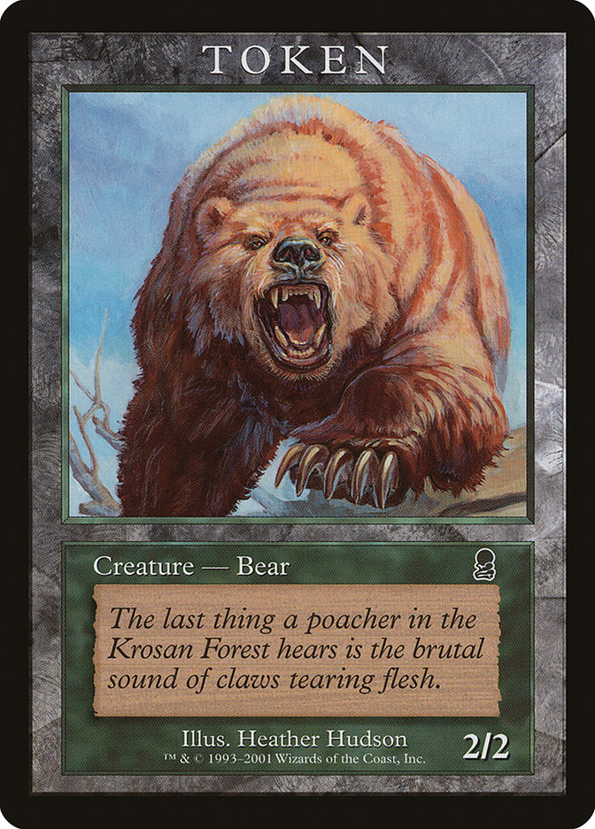 Bear Token [Magic Player Rewards 2001] | Yard's Games Ltd