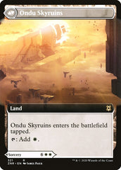 Ondu Inversion // Ondu Skyruins (Extended Art) [Zendikar Rising] | Yard's Games Ltd