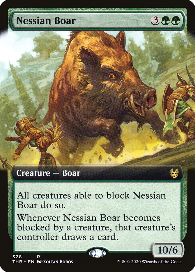 Nessian Boar (Extended Art) [Theros Beyond Death] | Yard's Games Ltd